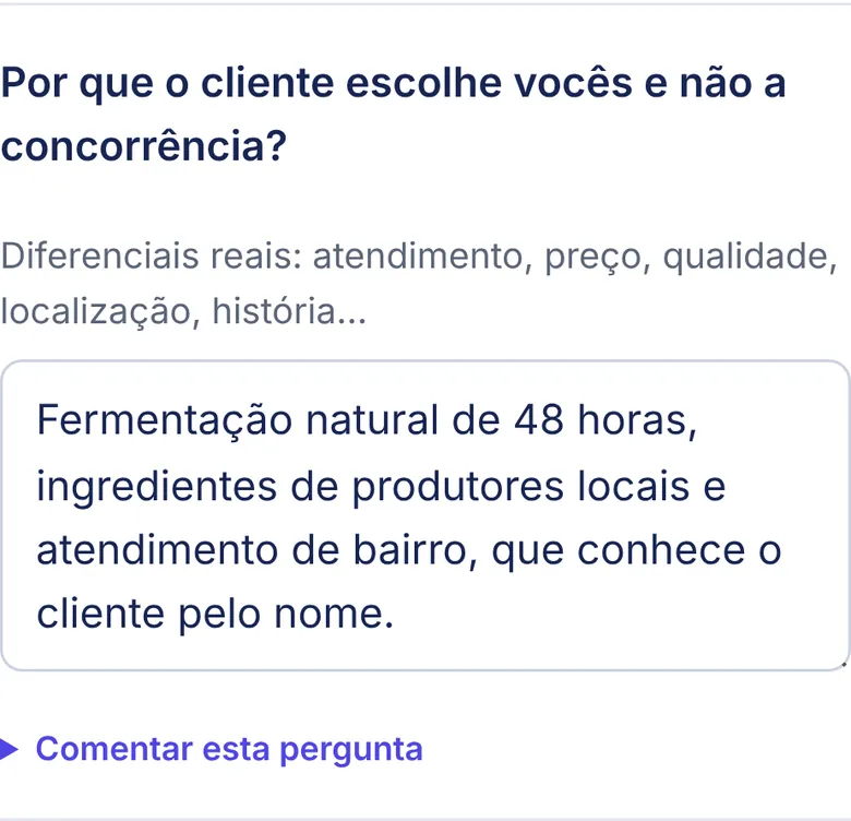 Pergunta respondida, com a opção de comentar.